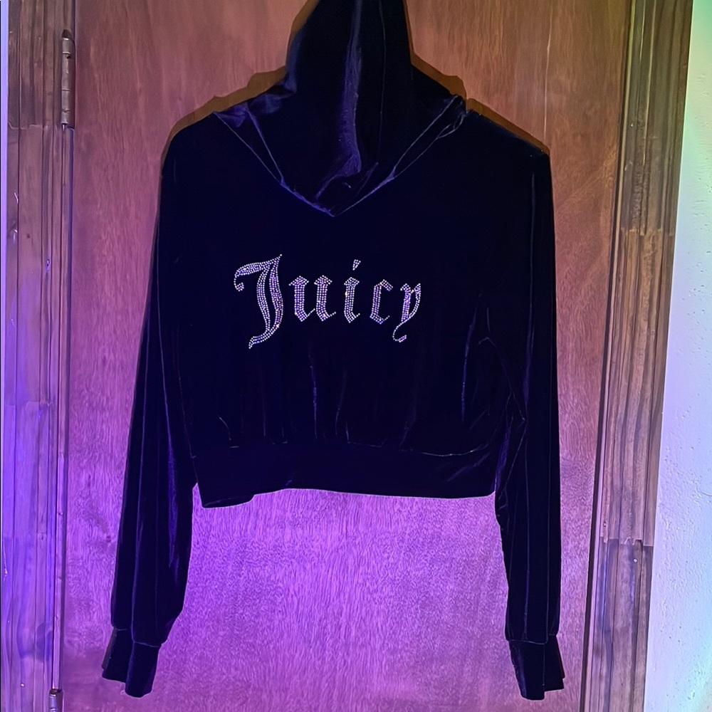 Juicy Couture Black Velvet Tracksuit